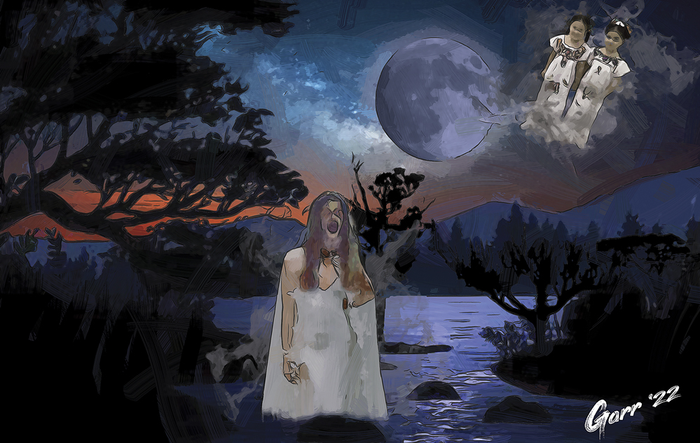 Digital Painting: La Llorona