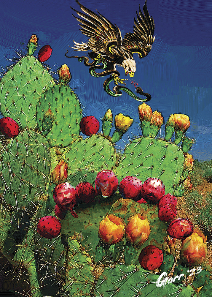 Digital Painting: Nopal e Identidad Mexicana / Nopal and the Mexican Identity