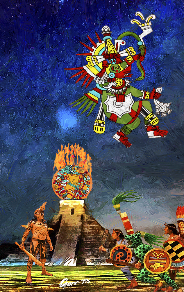 Digital Painting: Quetzalcoatl