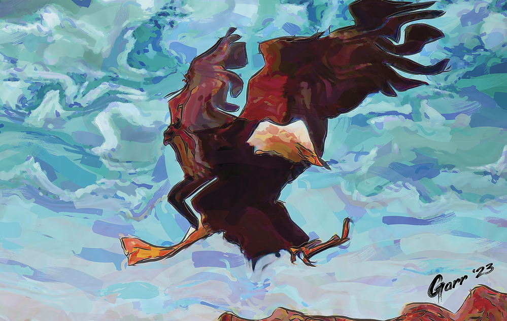 Digital Painting: Raptor