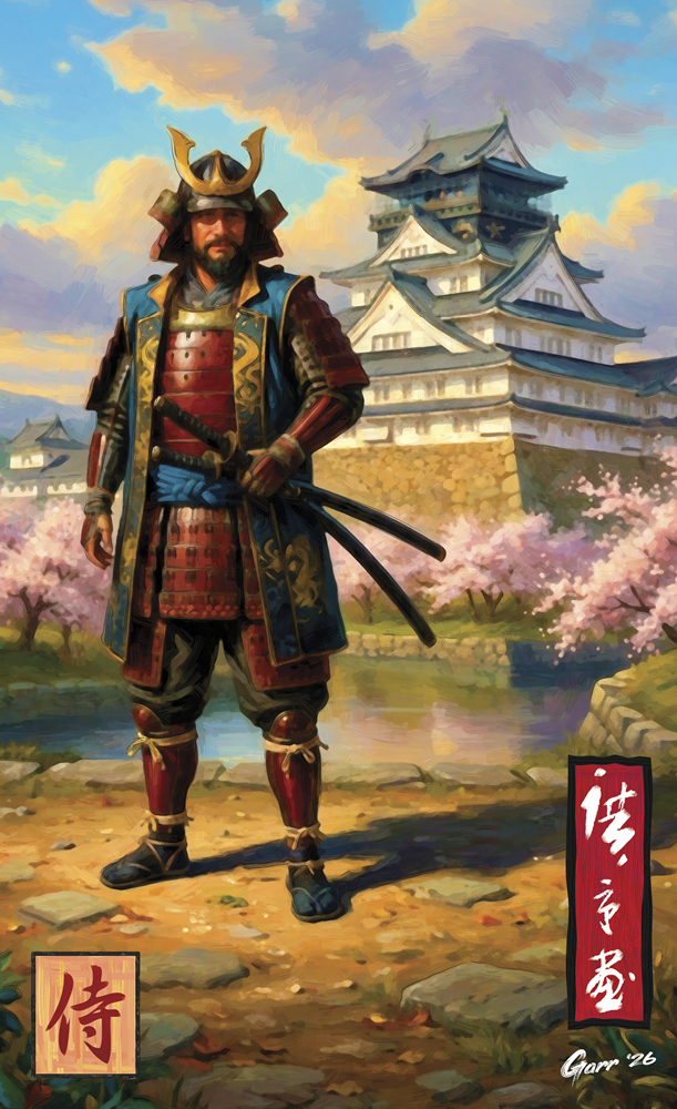 Digital Painting: Samurai